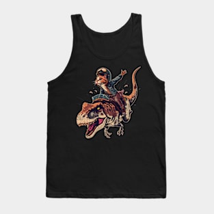 Cat Dinosaur Resurgence Tank Top